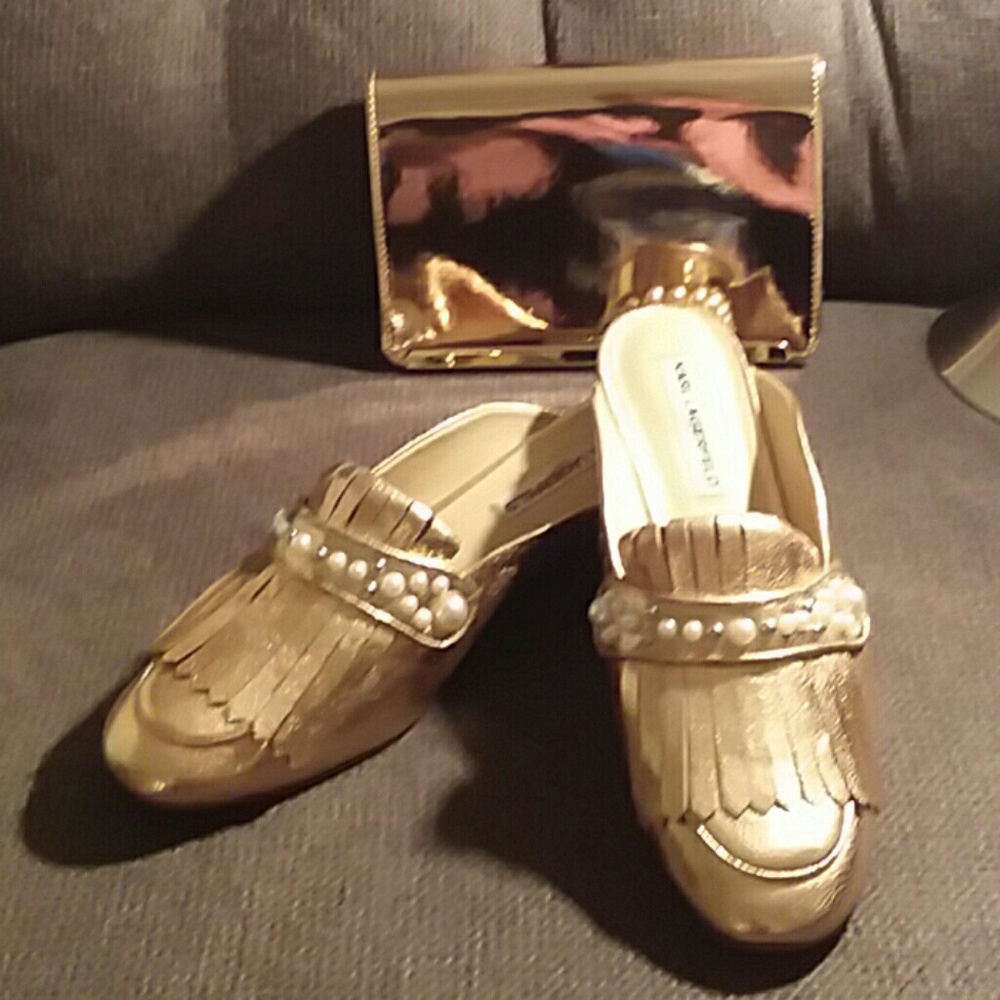 Shoes and clutch
